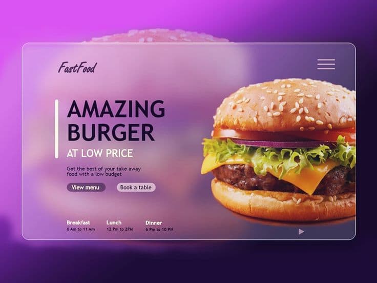 A mockup of an e-commerce website.